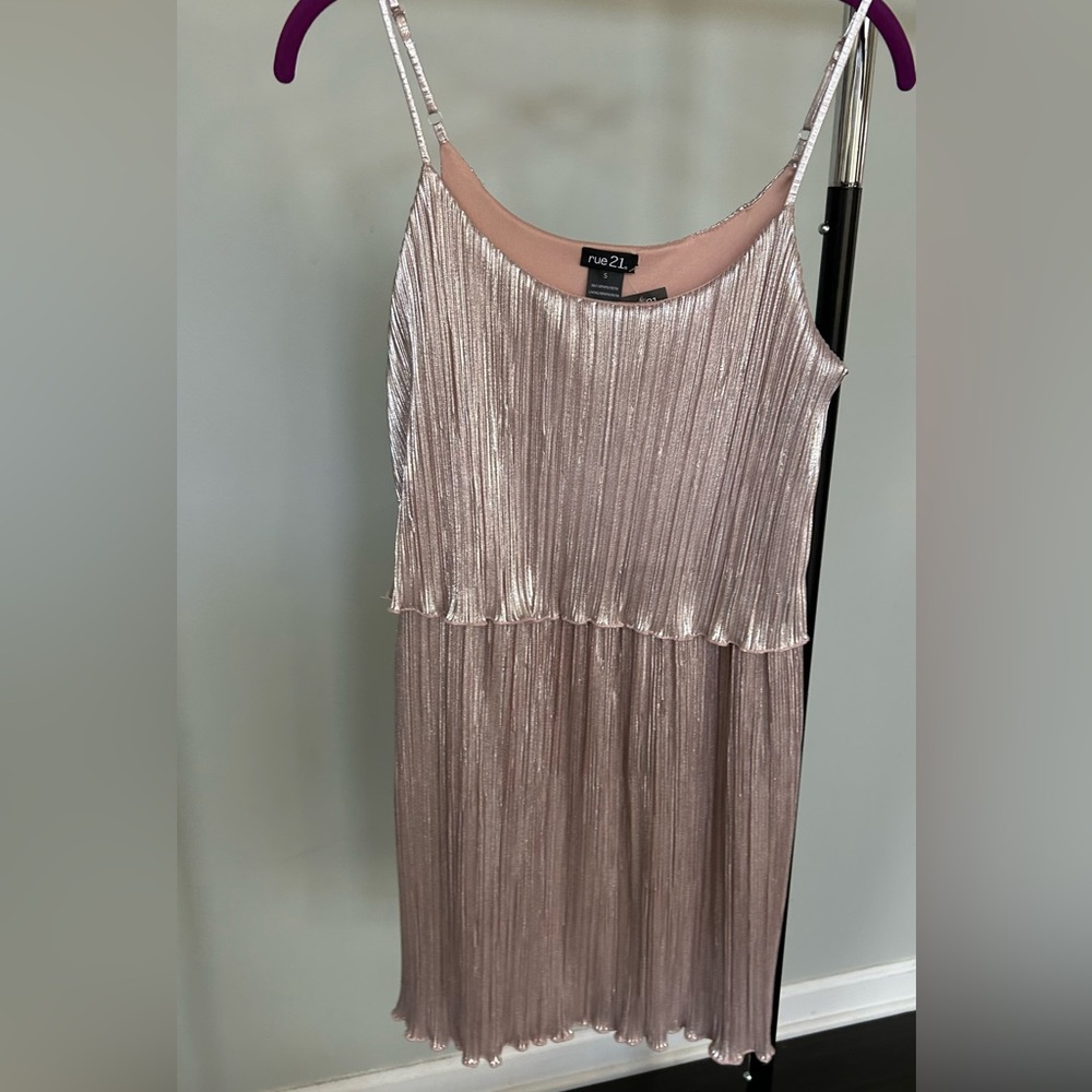 Shiny and Cute Strappy Tank Dress! NWT!
